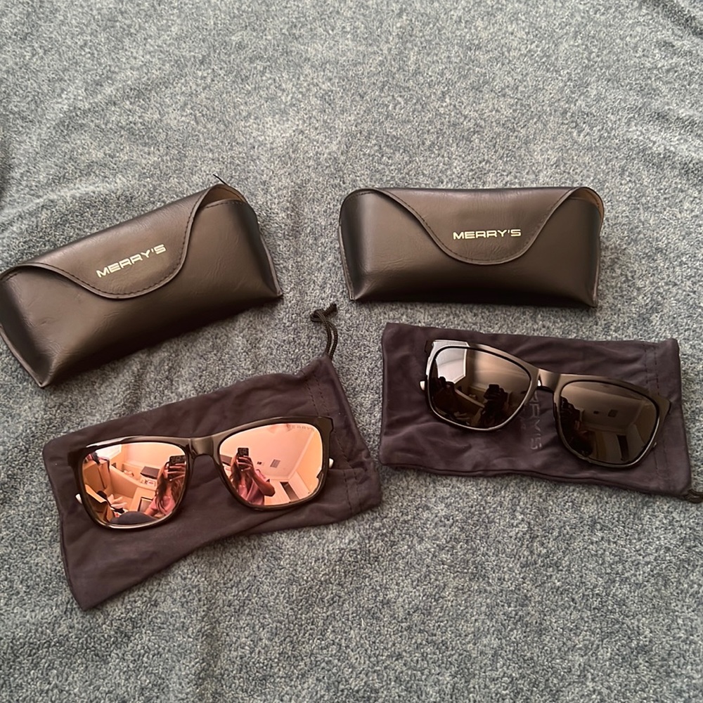 Merry’s sunglasses rose gold and black